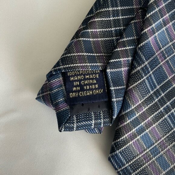 U.S. Polo Assn Purple Blue Tie NWT - Picture 4 of 6